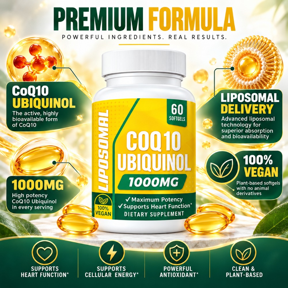 CoQ10 Ubiquinol Softgels | 100 - Coq10 Ubiquinol Softgel ulasan dan harga