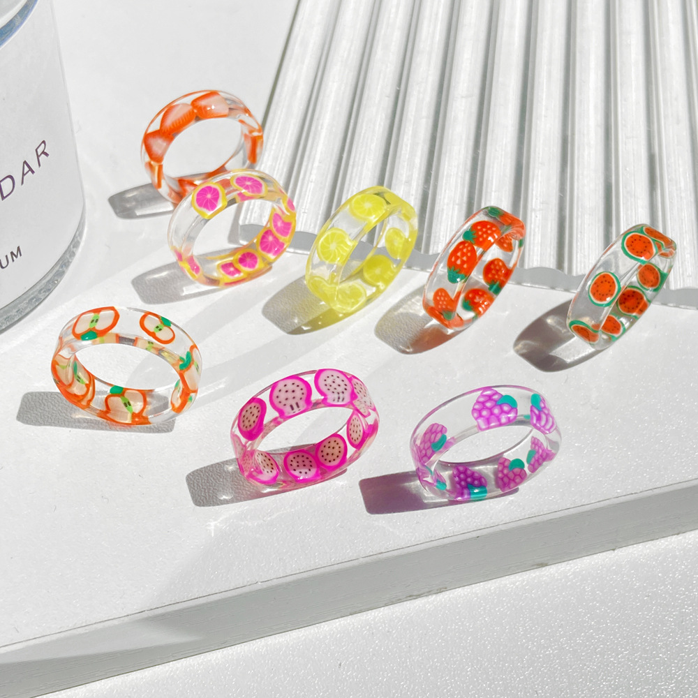 Fruit Resin Ring  Jewelry Anne - Nutrition And Fitness ulasan dan harga