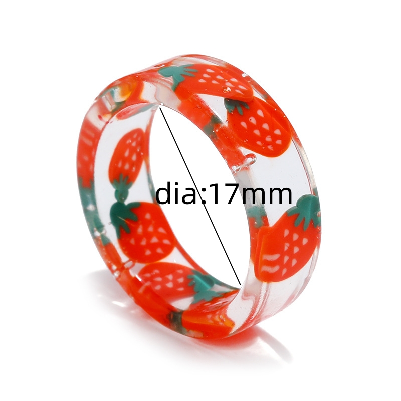 Fruit Resin Ring  Jewelry Anne - Nutrition And Fitness ulasan dan harga